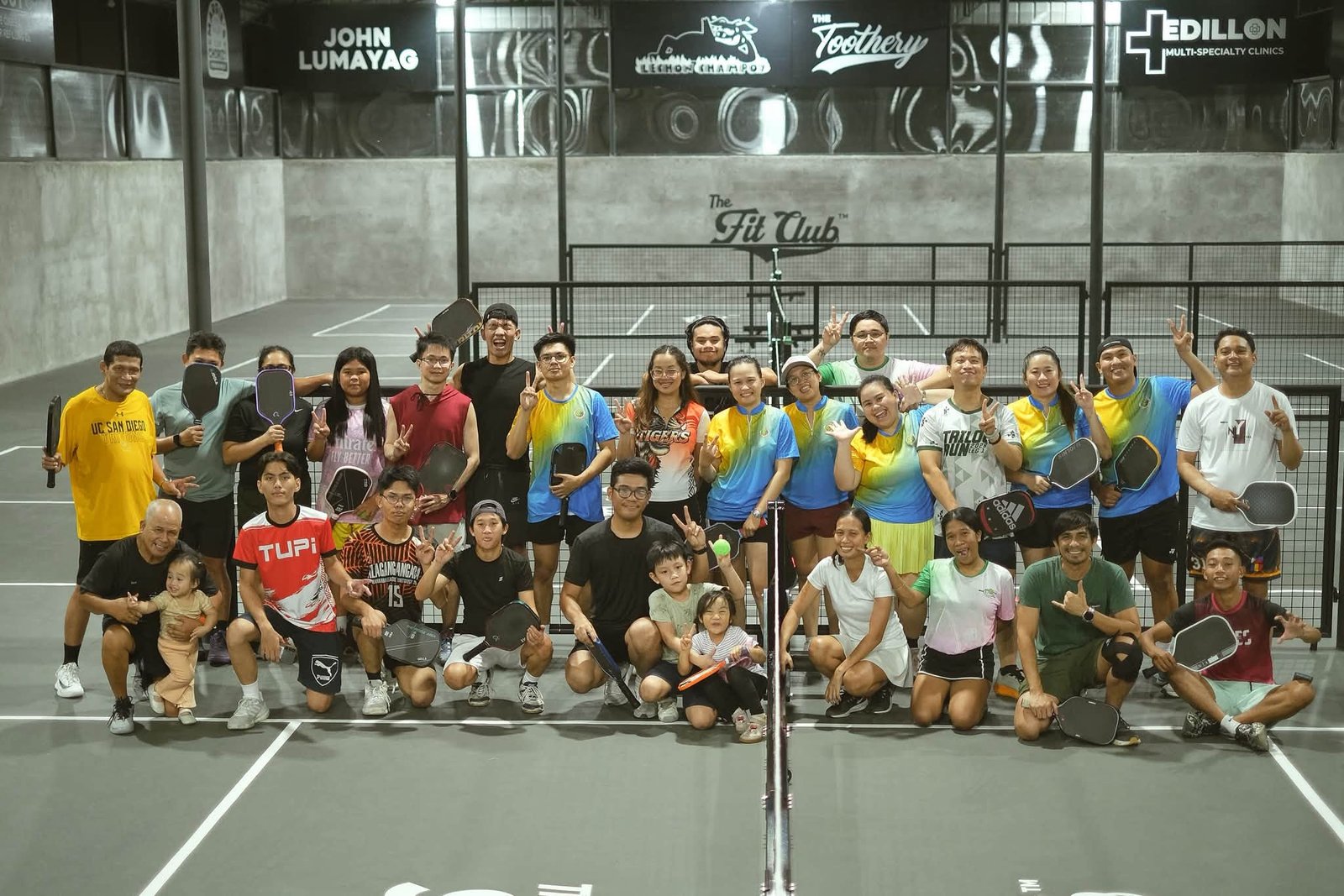 The Fit Club Courts Evening Atmosphere